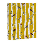 Songbirds sitting in the birchwood Canvas Print Gallery Image 8