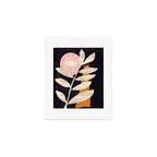 Still life and Illustration: modern branch in mid century style Art Print Gallery Image 1