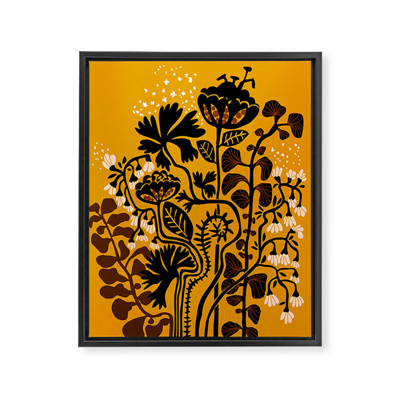 Stockholm garden autumn day Framed Canvas Print Gallery Image 6
