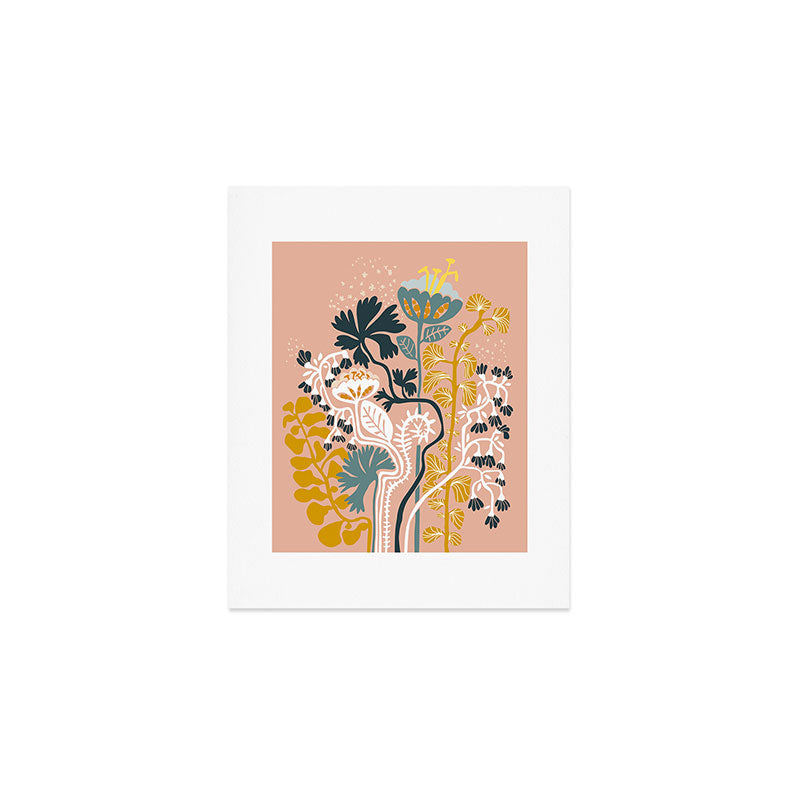 Stockholm garden day blush Art Print Gallery Image 1