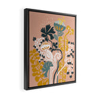 Stockholm garden day blush Framed Canvas Print Gallery Image 2