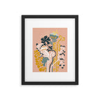 Stockholm garden day blush Framed Art Print Gallery Image 5