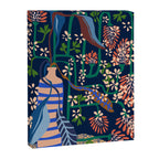 Strainge Clover blossoms in a vase dark blue Canvas Print Gallery Image 6