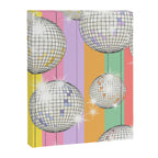 Striped Party Disco Ball muliticolor Canvas Print Gallery Image 6