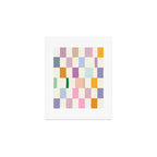 Summer check handdrawn Art Print Gallery Image 1