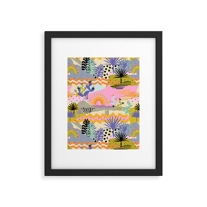 Summer in Palm Springs Framed Art Print Gallery Image 1