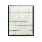 Summer lines mint Framed Canvas Print Gallery Image 6