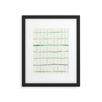 Summer lines mint Framed Art Print Gallery Image 4