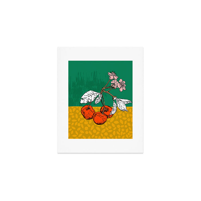 Super fruits - Cherry for Passion and love Art Print Gallery Image 1