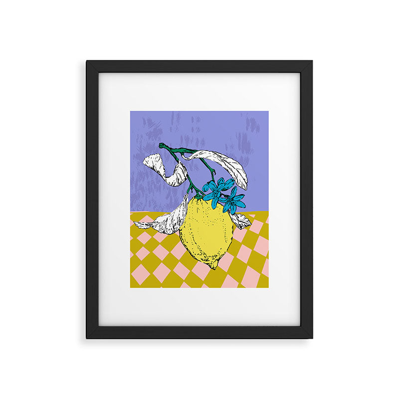 Super fruits - Lemon Fertility Framed Art Print Gallery Image 6