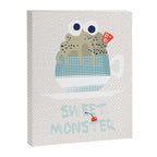 Sweet monster cupcake mint Canvas Print Gallery Image 6