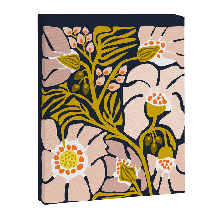 these flowers always fit - floral illustration Canvas Print Gallery Image 1