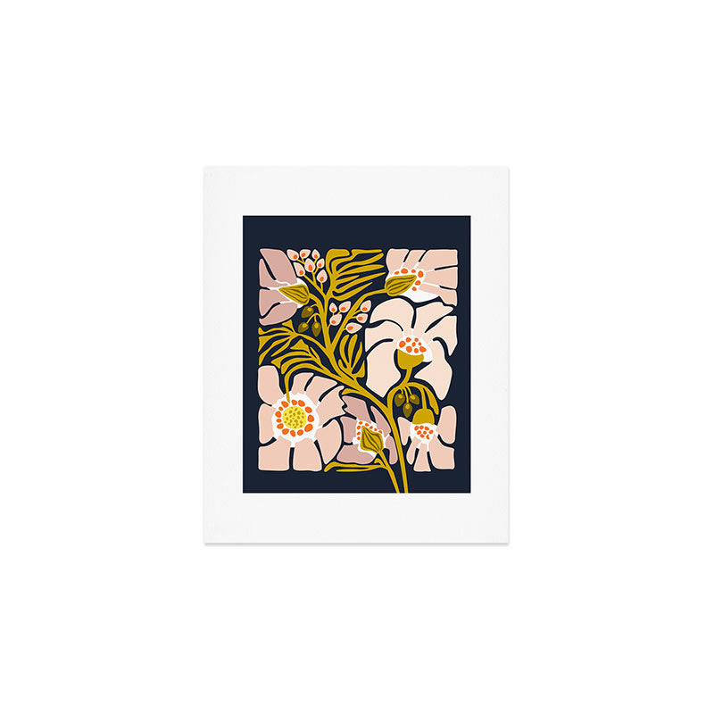 these flowers always fit - floral illustration Art Print Gallery Image 1