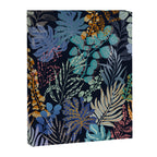tropical blue night leaves Canvas Print Gallery Image 6