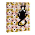 Unexspected falling cat blush Canvas Print Gallery Image 6