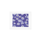 Very peri chrysanthemums Art Print Gallery Image 1
