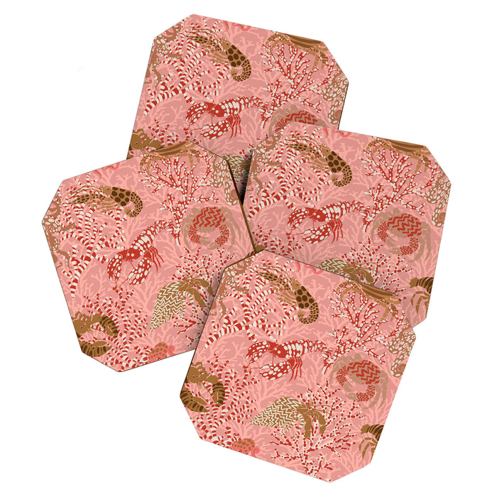 Vibrant coral reef Coaster Gallery Image 1