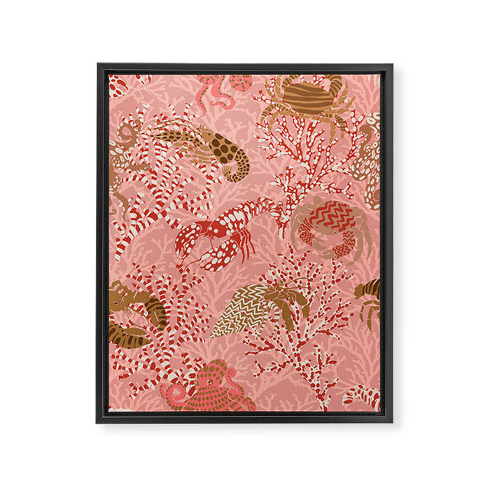 Vibrant coral reef Framed Canvas Print Gallery Image 1
