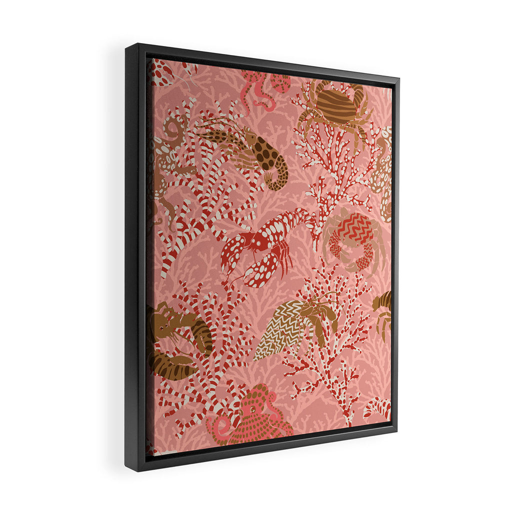 Vibrant coral reef Framed Canvas Print Gallery Image 2