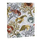 Vibrant coral reef light grey downtoned Canvas Print Gallery Image 6
