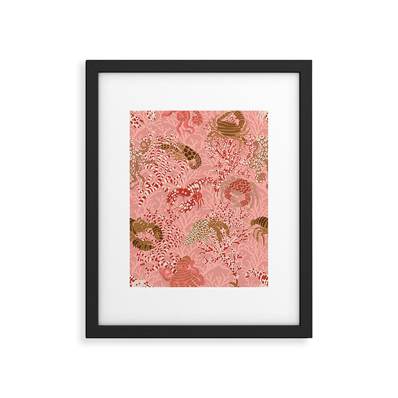 Vibrant coral reef Framed Art Print Gallery Image 5