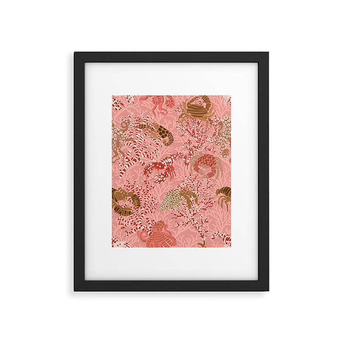 Vibrant coral reef Framed Art Print Gallery Image 1