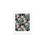 Victorian cottage nighty garden Art Print Gallery Image 1