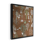 whimsical cactus earthy landscape Framed Canvas Print Gallery Image 2
