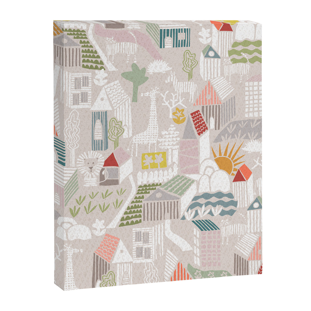 Wild animals hiding in the city Canvas Print Gallery Image 6