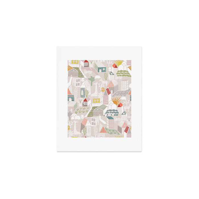 Wild animals hiding in the city Art Print Gallery Image 1