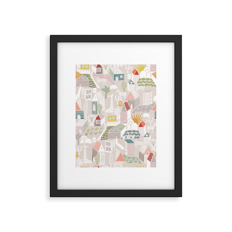 Wild animals hiding in the city Framed Art Print Gallery Image 5