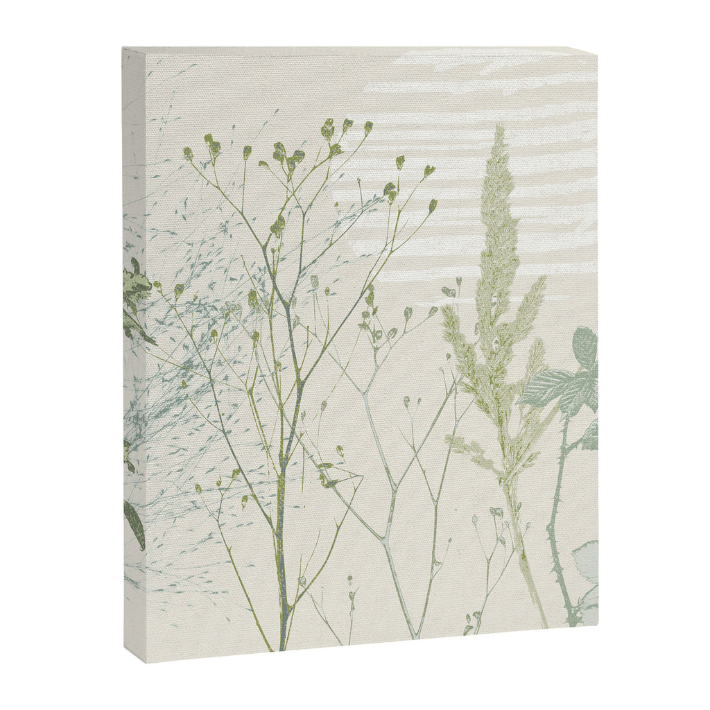 Wild Meadow Plant based calming atmosphere natural green Canvas Print Gallery Image 6