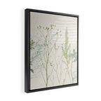 Wild Meadow Plant based calming atmosphere natural green Framed Canvas Print Gallery Image 2