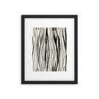 Wildlife Safari animal print black and white Framed Art Print Gallery Image 5