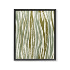 Wildlife Safari animal print green Framed Canvas Print Gallery Image 6