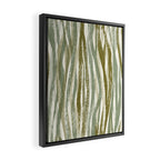 Wildlife Safari animal print green Framed Canvas Print Gallery Image 2