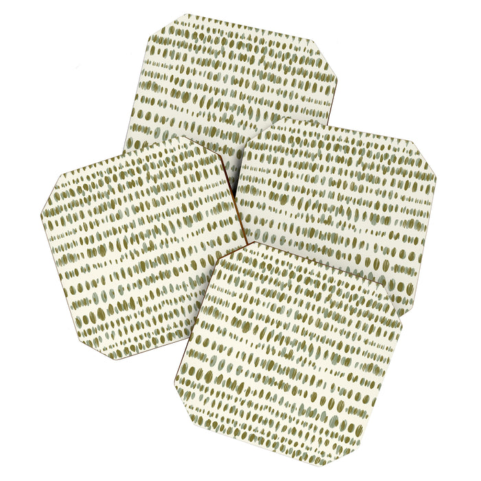 Wildlife Safari Dots green Coaster Gallery Image 1