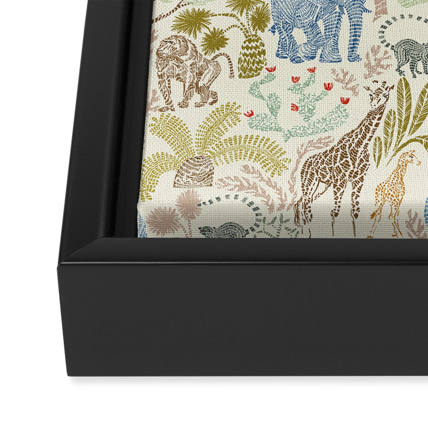 Wildlife Safari Framed Canvas Print Gallery Image 3