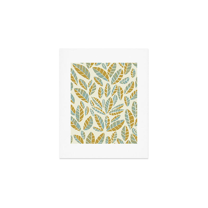 Wildlife Safari Laeves moss Art Print Gallery Image 1
