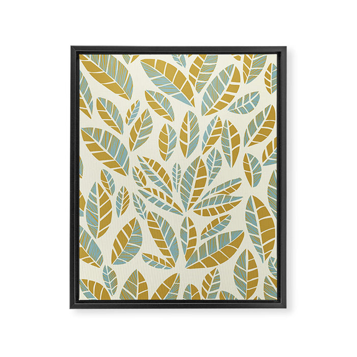 Wildlife Safari Laeves moss Framed Canvas Print Gallery Image 1