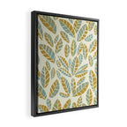 Wildlife Safari Laeves moss Framed Canvas Print Gallery Image 2