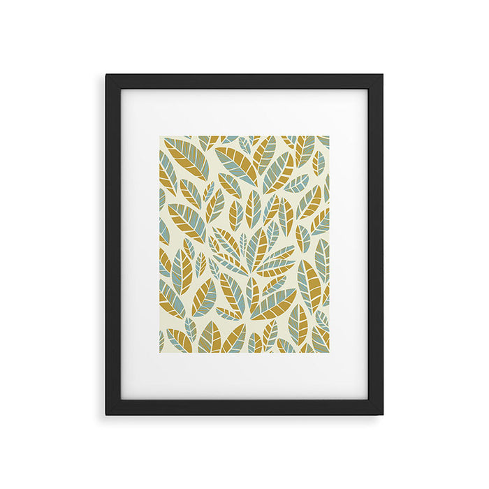 Wildlife Safari Laeves moss Framed Art Print Gallery Image 1