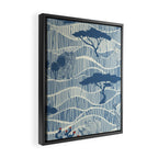 Wildlife Safari Savannah blue Framed Canvas Print Gallery Image 2