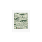 Wildlife Safari Savannah green Art Print Gallery Image 1