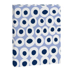 Wonderful bold dots blue Canvas Print Gallery Image 6