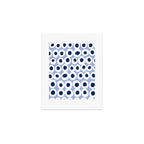 Wonderful bold dots blue Art Print Gallery Image 1