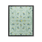Wonderful holiday joy twigs mint Framed Canvas Print Gallery Image 8