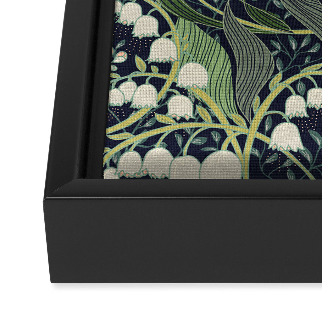 Wonderful poisonous lily of the valley Framed Canvas Print Gallery Image 3