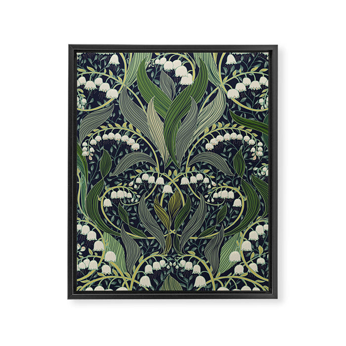 Wonderful poisonous lily of the valley Framed Canvas Print Gallery Image 1