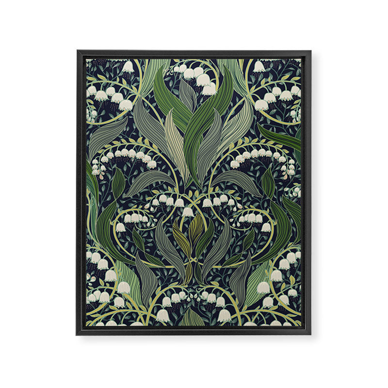 Wonderful poisonous lily of the valley Framed Canvas Print Gallery Image 6